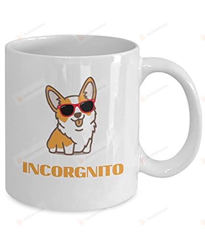 Funny Incorgnito Mug Dog Lover Presents Gifts For Dad Mom Grandparents Child Friends Couple Best Gifts Idea For Birthday Halloween Christmas