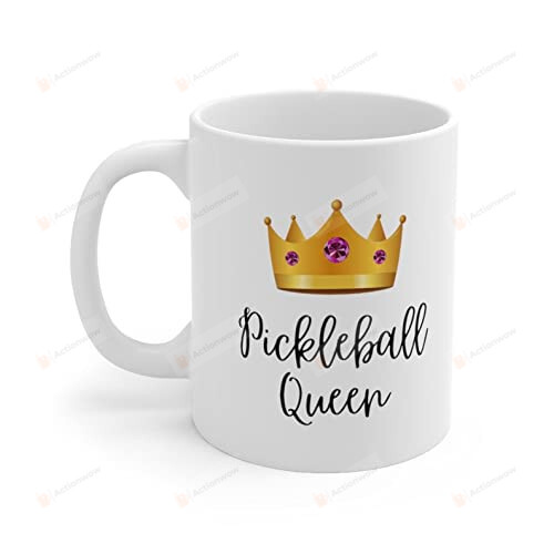Pickleball Queen Mug, Pickleball Mug , 11-15 Oz Ceramic Mug, Gift For Birthday, Christmas, Thanksgiving