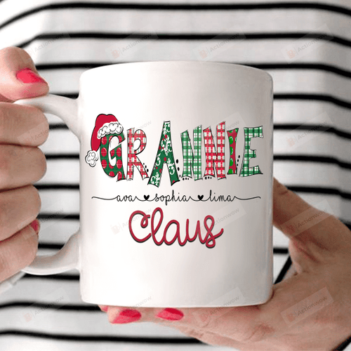 Personalized Grannie Claus Gift For Grandma Ceramic Mug Great Customized Gifts For Birthday Christmas Thanksgiving Anniversary 11 Oz 15 Oz Coffee Mug