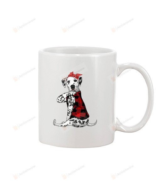Dalmatian Puppy Love Mom Mug Gifts For Dog Mom, Dog Dad , Dog Lover, Birthday, Thanksgiving Anniversary Ceramic Coffee 11-15 Oz