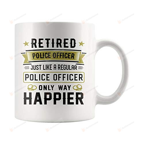Police Officer Retirement Gifts For Policeman And Police Woman Law,Birthday,Coffee Mug Gifts For Mother'S Day