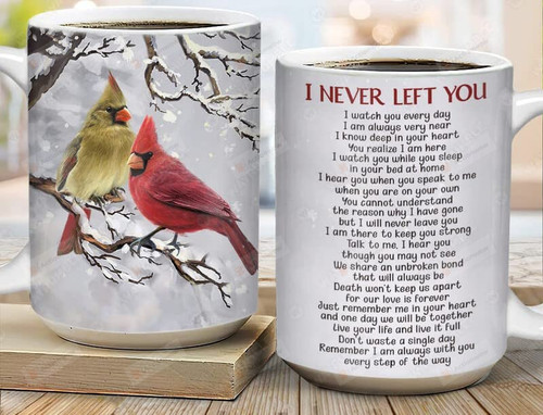 I Never Left You Jesus Memorial Mug For Dad Or Mom In Heaven Jesus Lover From Daughter Son On Birthday Anniversary Mother'S Day Father'S Day Mug 11-15 Oz