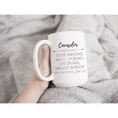Counselor Gifts, School Counselor Gifts, Counselor Office Decor, Counselor Mug, Counselor Therapist, Counselor Thank You Gift