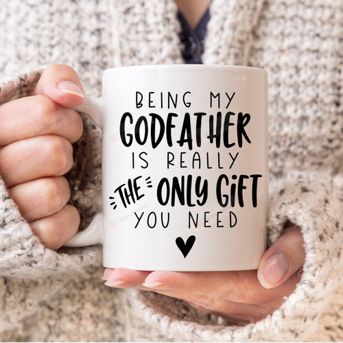 Godfather gift for Godfather - Being my Godfather Mug - Godfather Christmas Gift - Funny Mugs