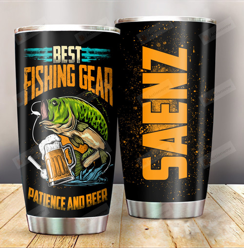 Personalized Best Fishing Gear Stainless Steel Tumbler Cup