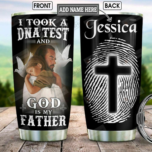 Personalized Faith Dna & God Is Father Stainless Steel Tumbler Cup