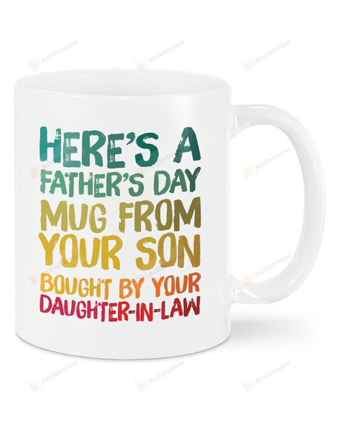 Here's A Father's Day Mug From Your Son Ceramic Coffee Mug