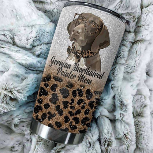 German Shorthaired Pointer Mom Stainless Steel Tumbler Cup