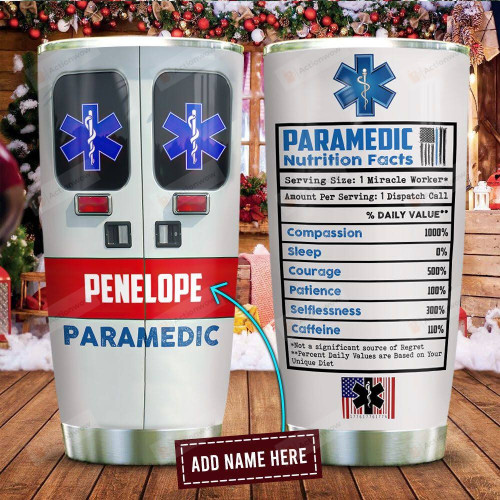 Paramedic Nutrition Facts, Penelope Paramedic Stainless Steel Tumbler
