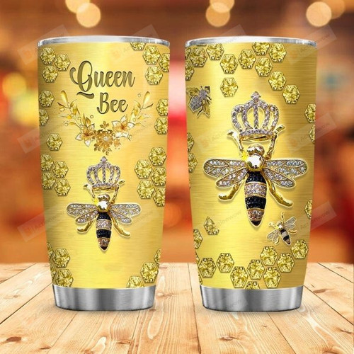 Queen Bee Jewelry Stainless Steel Wine Tumbler Cup