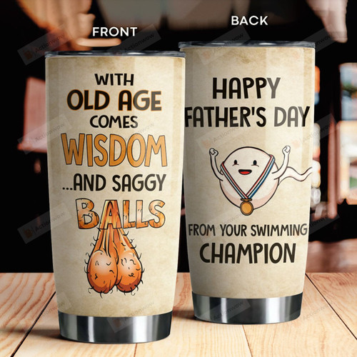 Dad From Your Swimming Champion Stainless Steel Tumbler Cup