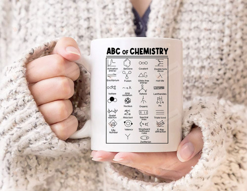 ACB Of Chemistry Mug, Chemistry Mug, Chemistry Gift, Chemistry Teacher, Organic Chemistry, Pharmacist Gift