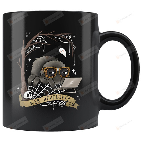 Web Developer Coffee Mug Jumping Spider Coffee Mug