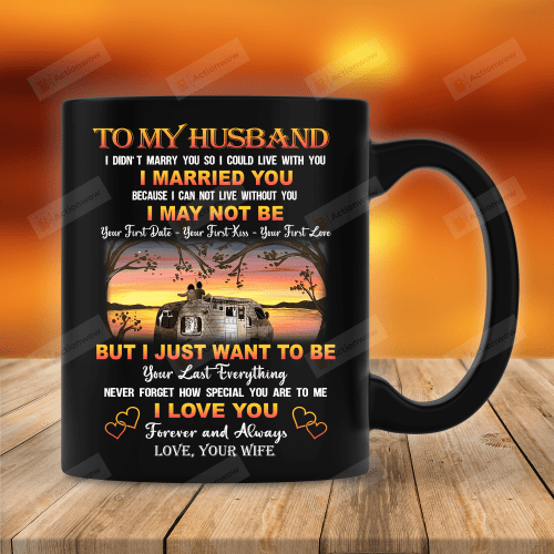 Personalized To My Husband Fishing Mug, I Love You Forever And Always Fishing Mug, Gift For Husband From Wife, Fishing Couple Mug, Father's Day Gift