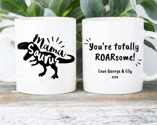 Personalized Mamasaurus Mug Mummy Gifts Coffee Mug Gifts For Mother Gifts From Daughter Son Mother Mug Mom Mug Mother Gifts Ideas For Mother's Day Meaningful Gifts Thanksgiving