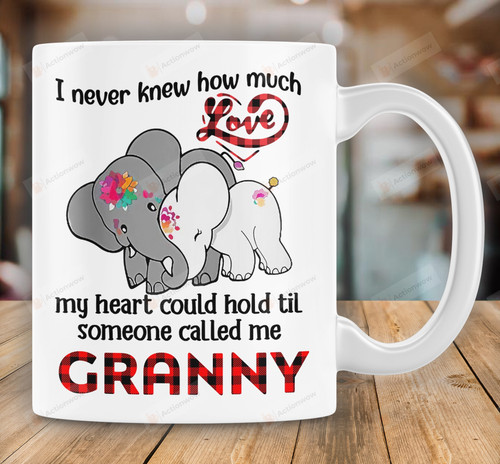 Personalized Granny Mug, I Never Knew How Much Love Mug, Grandma Mug, Gift For Grandmother Birthday Christmas Mother's Day