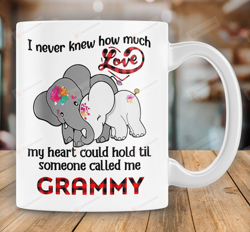 Personalized Grammy Mug, I Never Knew How Much Love Mug, Grandma Mug, Gift For Grandmother Birthday Christmas Mother's Day