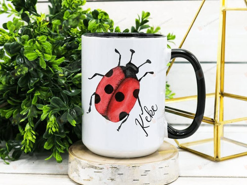 Personalized Ladybug Mug
