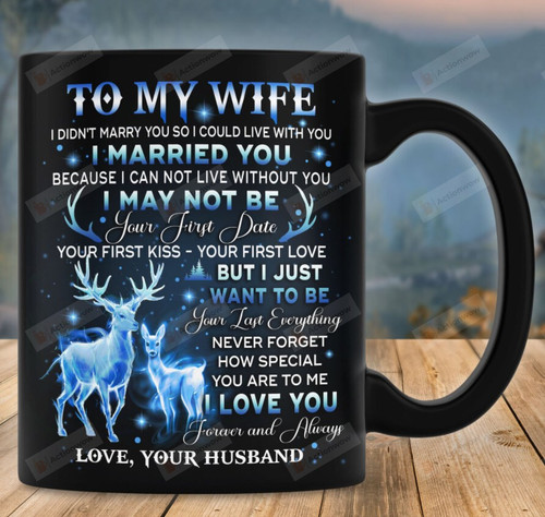 Personalized To My Wife Deer Mug You Are Special To Me Mug Ceramic Mug Great Customized Gifts For Birthday Mother's Day 11 Oz 15 Oz Coffee Mug