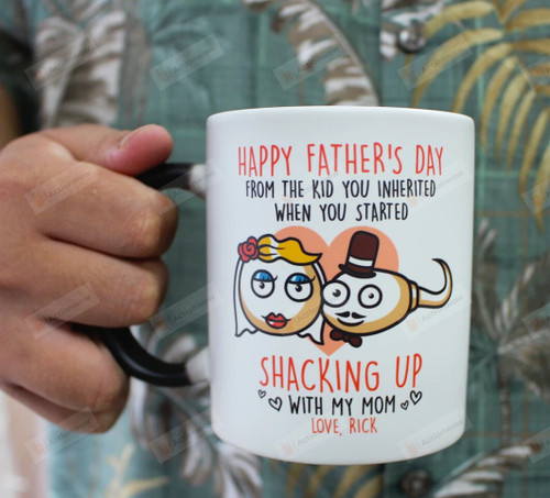 Personalized Funny Sperm Happy Father's Day From The Kid You Inherited Mug Gift For Dad From Son Daughter On Father's Day
