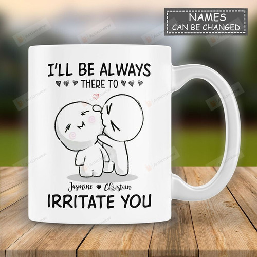 Personalized Couple Mug, Valentines Gift, Gift For Boyfriend, Gift For Girlfriend, Custom Couple Mug, Friendship Mug, Irritate Funny Ceramic Mug.