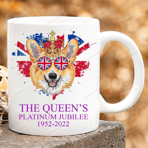 The Queen's Platinum Jubilee Mug, Gift For Celebration Platinum Jubilee 70 Years Coffee Mug