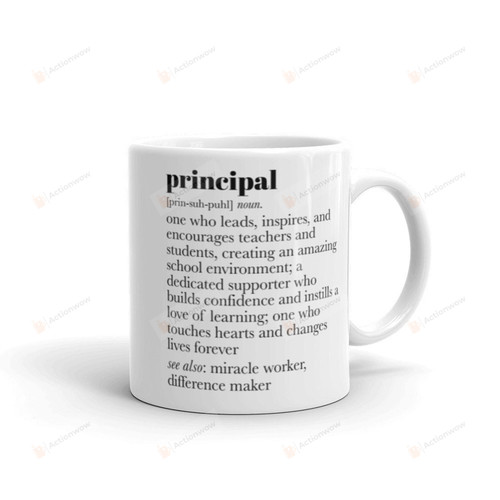 Principal Gift, Principal Mug, Principal Appreciation Gifts, Principal Retirement Gifts, Principal Definition Mug, Principal Thank You Gifts