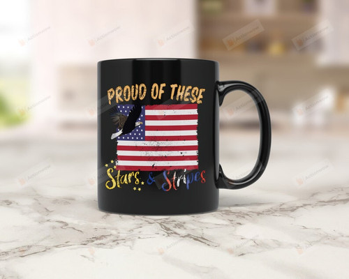 Distressed American Bald Eagle Flag Mug, National Pride Mug, Happy 4th Of July Mug, Happy Independence Day Mug