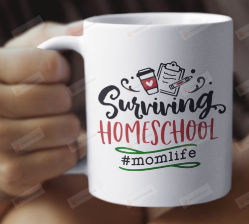 Welcome Back To School Mug, Surviving Homeschool Mug, Back To School Mug, Homeschool Coffee Mug, School Coffee Mug, Mug Teacher Student, Gift For Mom Mother