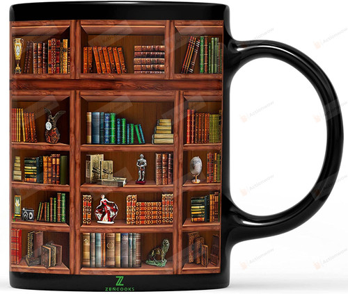 Book Lovers Coffee Mug, Bookself Coffee Mug, Librarian Mug, Book Mug, Library Bookshelf Mug, Library Mug, Bookaholic Mug, Bookworm Mug, Gift For Friends