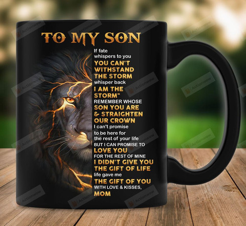 Personalized Mug You Are The Storm And You Are The Gift Of Life Mug Gift For Son On Birthday