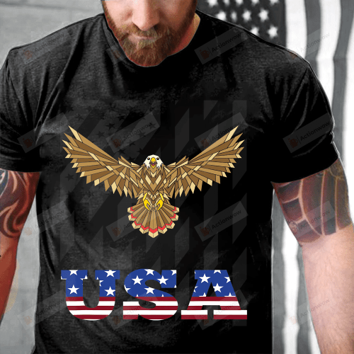 4th Of July American Flag Veterans Patriotic Eagle Gifts T-Shirt