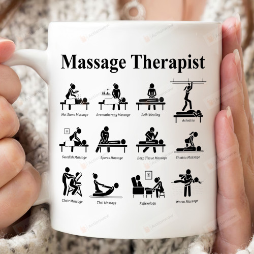 Massage Therapist Mug, Therapist Mug, Gift For Her, Gift For Work For Birthday For Christmas