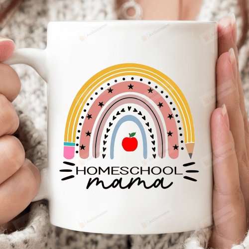 Homeschool Mama Ceramic Coffee Mug, Homeschool Mom Mug, Home School Teacher Gift, Homeschool Mama Mug, Homeschool Life, Homeschool Mom