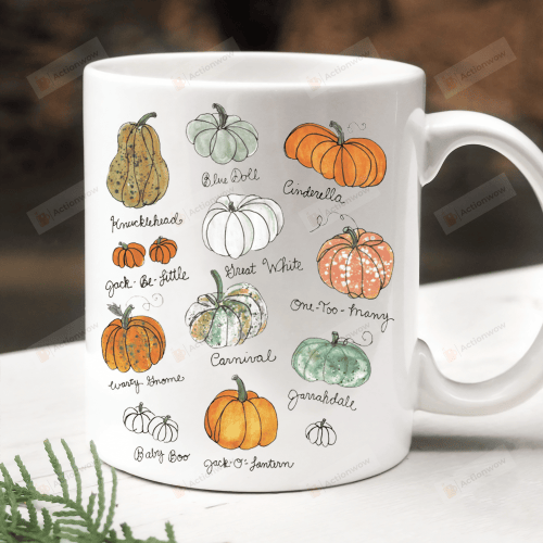 Halloweenpumpkin Patch Ceramic Coffee Mug, Pumpkin Mug, Thanksgiving Mug, Cute Fall Mug, Autumn Decor, Farm House Decor, Pumpkin Cup