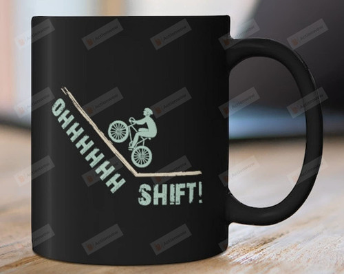 Oh Shift Mug Funny Cycling Coffee Mug Cyclist Birthday Gifts Bike Lover Birthday Coffee Mug Gifts For Father's Day