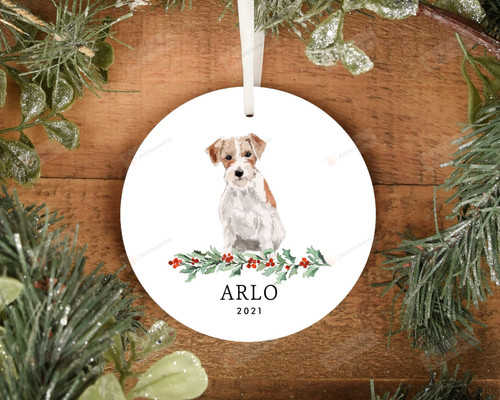 Personalized Jack Russell Terrier Dog Ornament, Gifts For Dog Owners Ornament, Christmas Gift Ornament