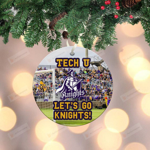 Personalized Knight Soccer Christmas Ornament, Gift For Soccer Lovers, Christmas Gift Ornaments