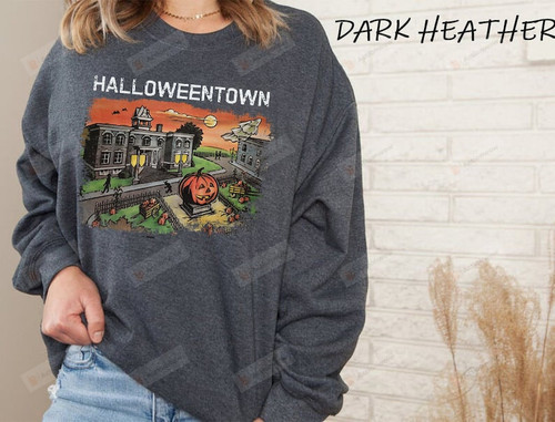 Halloweentown Crewneck Sweatshirt. Halloweentown Sweatshirt, Pumpkin Sweatshirt, Halloween Sweatshirt, Halloweentown Shirt