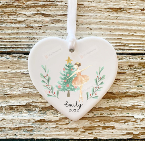Personalized Little Princess Ornament, Gift For Baby Girl Ornament, Christmas Gift Ornament