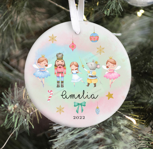 Personalized Nutcracker Christmas Ornament, Ballet Ornament, Christmas Gift Ornament