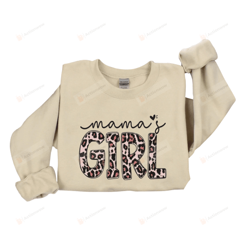 Mama's Girl Sweatshirt, Gifts For Mom From Daughter On Birthday Christmas Mothers Day, Girl Mom Shirt, Mom Sweater