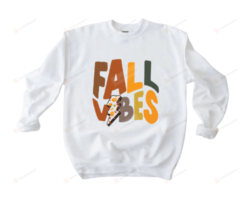 Fall Vibes Sweatshirt, Hello Fall Sweater, Fall Shirt Gifts For Women, Funny Shirt Gift For Thanksgiving Halloween, Autumn Shirt