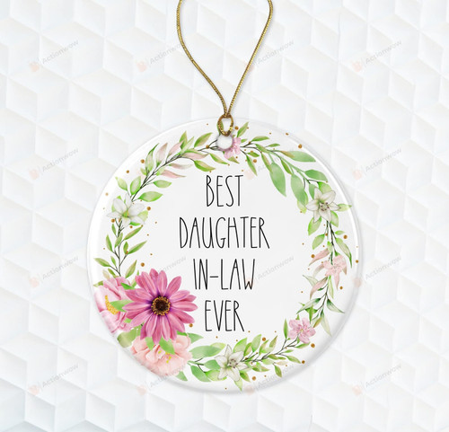 Daughter-In-Law Ever Ornament Daughter-In-Law Xmas Ornament Gifts For Daughter-In-Law