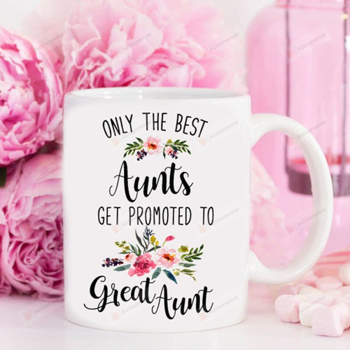 Aunts Promoted To Great Aunt New Aunt Mug Future Aunt Gifts Best Aunt Ever Mug