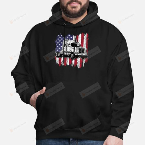 Patriotic Truck Driver Hoodie, Sweatshirt, T-Shirt