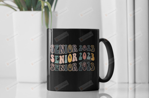 Teacher Gifts, Senior 2023 Class Of 2023 Mug 2023 High School Grad College Graduate, Graduation Gift, Senior 90s Style For Friends Back To School Mug