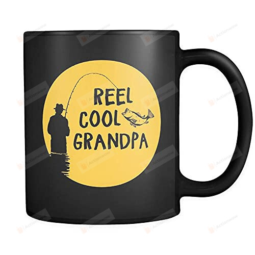 Rozal Reel Cool Grandpa Mug, Fishing Gifts, Fishing Mug, Grandpa Mug, Grandpa Gift, Fisher Mug, Fisher Gift, Fisherman Gift, Fisherman Mug