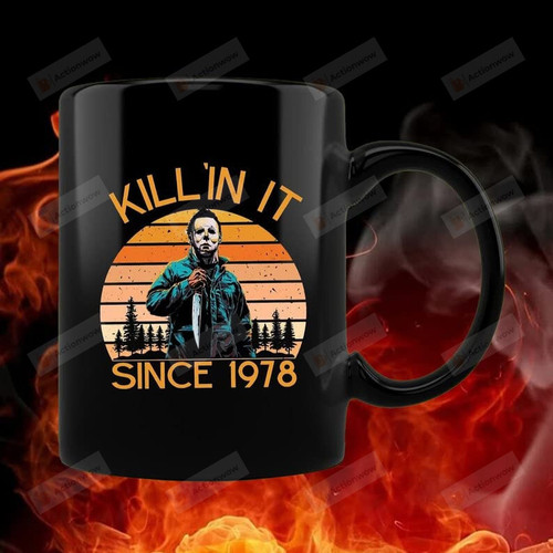 Killing It Since 1978 Coffee Mug, Halloween Horror Movie Mug, Halloween Coffee Mug 11Oz 15Oz