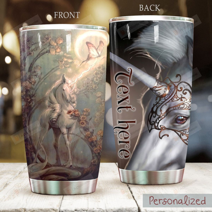 Personalized Dreamland Unicorn Stainless Steel Tumbler Perfect Gifts For Unicorn Lover Tumbler Cups For Coffee/Tea, Great Customized Gifts For Birthday Christmas Thanksgiving